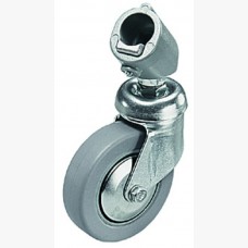 109. Rueda Juego De 3 De 80 Mm Sin Frenos Y El Adaptador Para Las Piernas