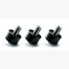 GSF25. Interchageable rubber foot 25mm, 3pcs