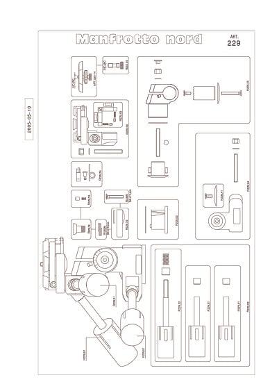 Manfrotto 229 Spare Replacement Parts